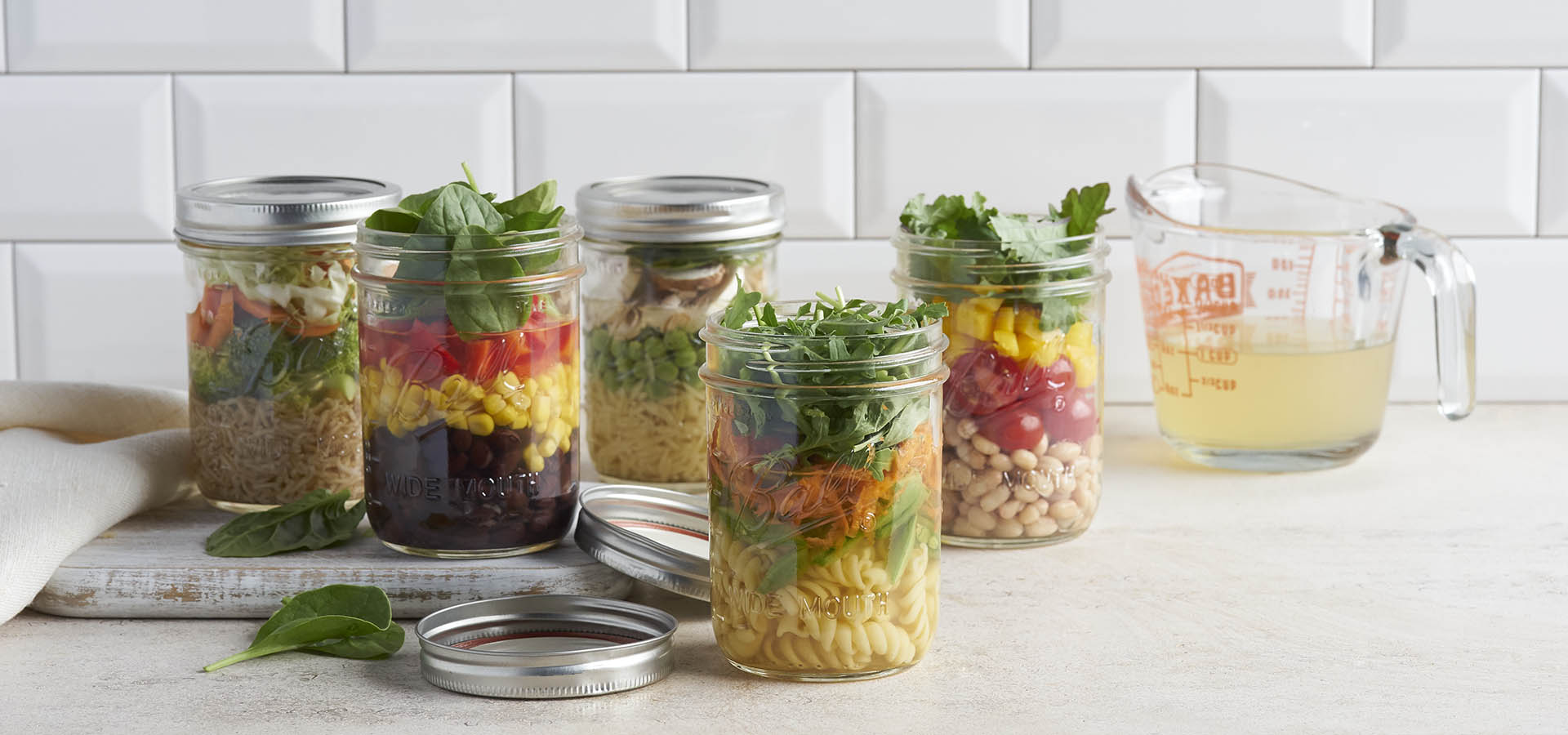 Mason Jar Vegetable Soups College Inn®